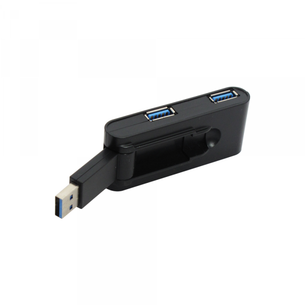 USB хъб No Brand, USB 3.0, 4 Порта, Бял - 12060