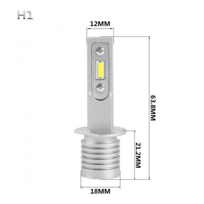 Диодни крушки 3900  H1 - 13w 1500lm 2бр/к-т