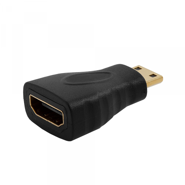 Преходник No brand, HDMI F към Mini HDMI, Черен - 17128