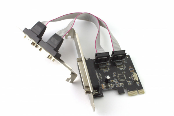 Платка PCI-E  към  Serial + Parallel port No brand-17474