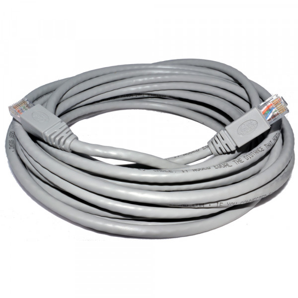 Кабел DeTech LAN - LAN, CAT 5 24AWG,15m -18037