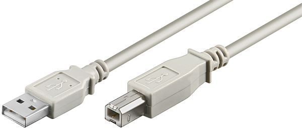 Кабел за принтер DeTech USB A - USB B, High Quality, 5.0m - 18040