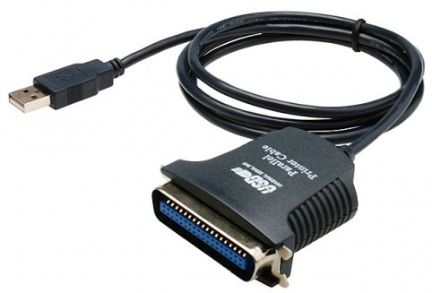 Кабел DeTech USB - Parallel port - 18122