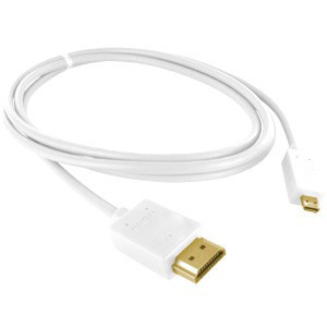 Кабел DeTech HDMI - HDMI Micro, 1.5m, Бял - 18136