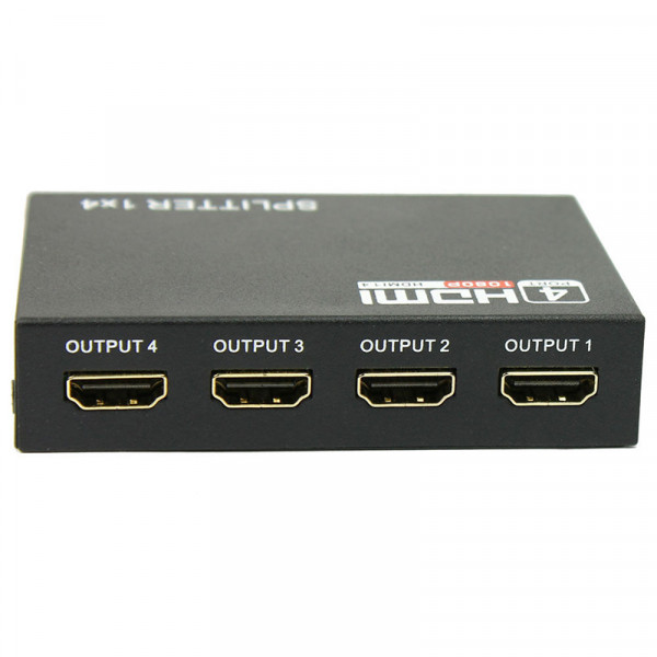 Сплитер от HDMI към 4 HDMI , със захранване - 18263