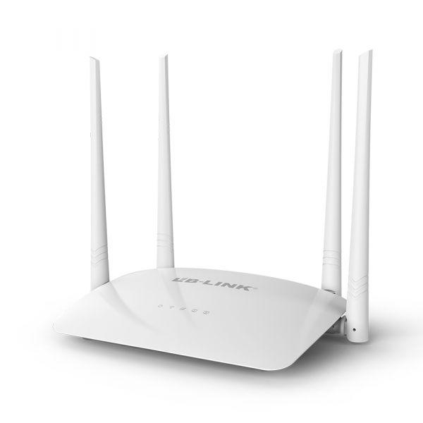 Безжичен рутер LB LINK BL-WR450H, 300Mbps, 4 антени, Бял - 19053