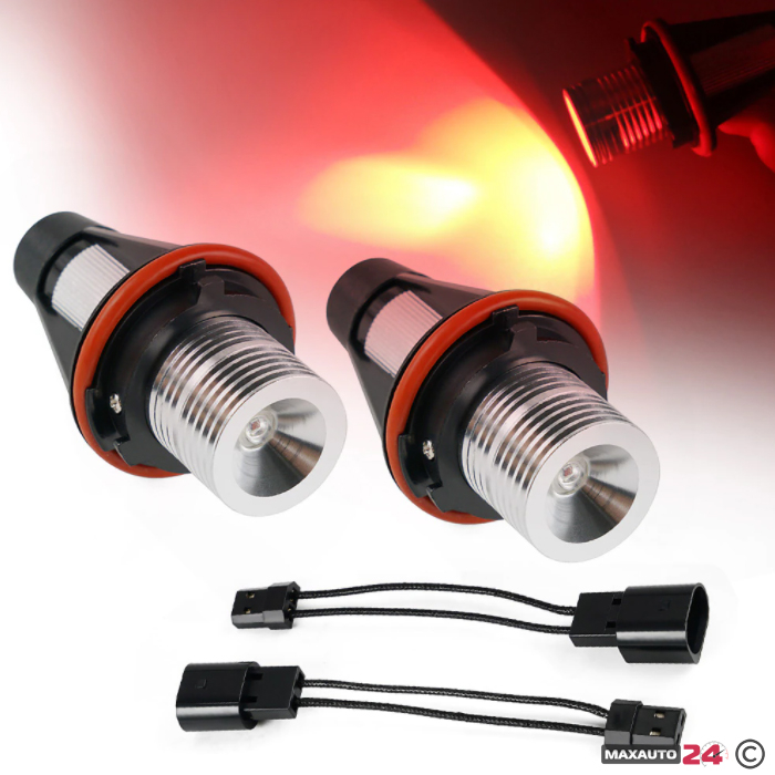 Диод за ангелско око 5W Червени - E39,E53,E60,E61,E64 2бр/к-т