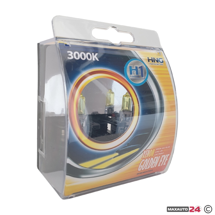Халогенни крушки HNG H1 55W тип ''Golden eye'' жълти 2бр/к-т