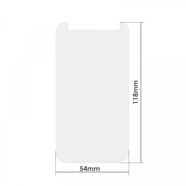 Стъклен протектор DeTech, Универсален, За 4.0", 0.26mm, Прозрачен - 52261