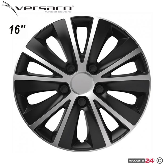 Тасове за джанти 16'' Versaco Rapid Silver / Black