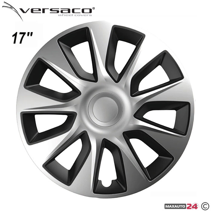 Тасове за джанти 17'' Versaco Stratos Silver / Black