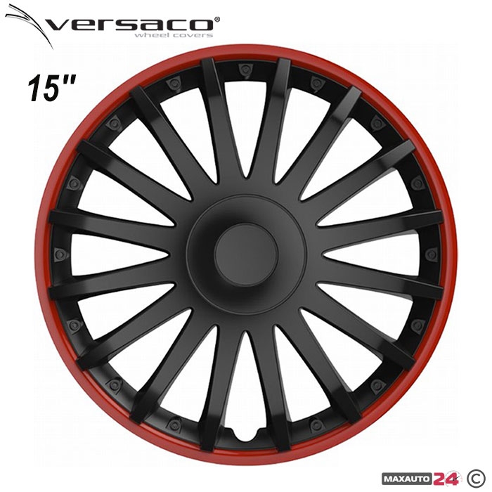 Тасове за джанти 15" Versaco Crystal RO Black