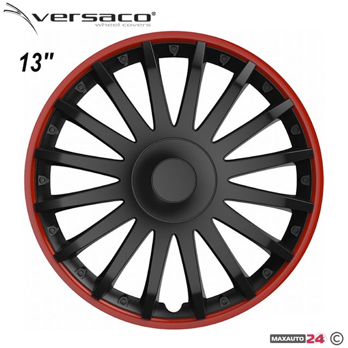 Тасове за джанти 13'' Versaco Crystal RO Black