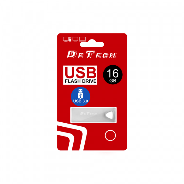 USB Флаш памет DeTech, 16GB, USB 3.0  - 62037