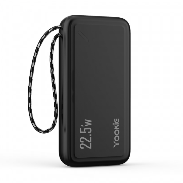 Преносима батерия Yookie YO11, 20000mAh, 22.5W, Черен - 87065