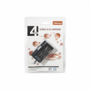 USB хъб No Brand, USB 2.0, 4 Порта, Различни цветове - 12055