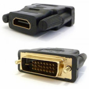 Преходник No brand, HDMI/F - DVI24+1(5)/M, Черен - 17139