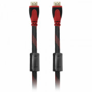 Кабел DeTech HDMI - HDMI M/М, 10m, С оплетка и ферит - 18048