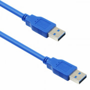 Кабел DeTech USB M / USB M 3.0 1.5m, Син - 18143