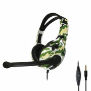 Слушалки за мобилни устройства Oakorn AK13, Микрофон, 3.5mm, Камуфлаж - 20520