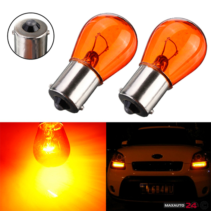 Крушки Maxxx Light - 12V PY21W Оранжеви 10бр в кутия