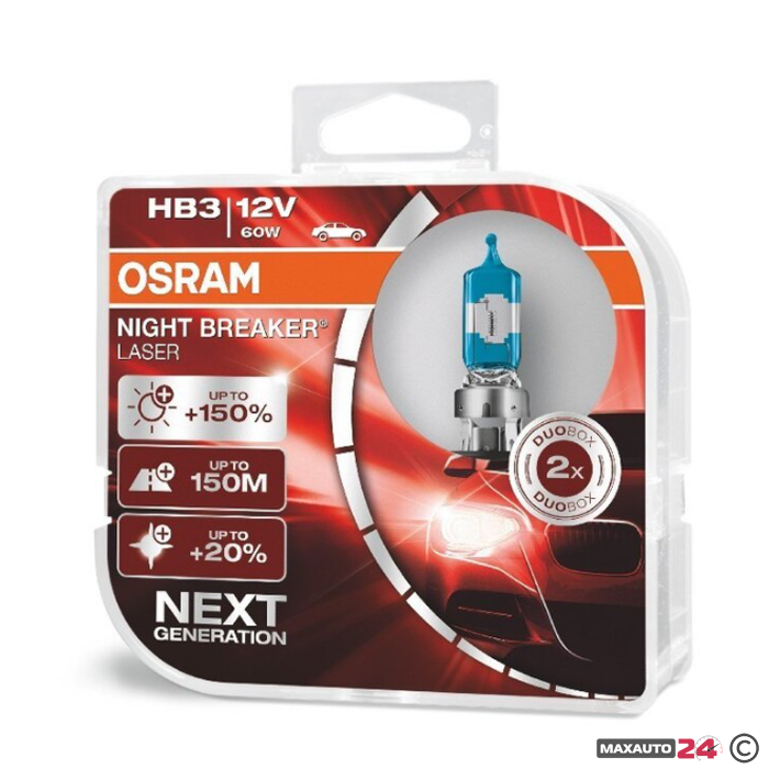Халогенни крушки Osram Night Breaker Laser  HB3 / 9005 2бр/к-т