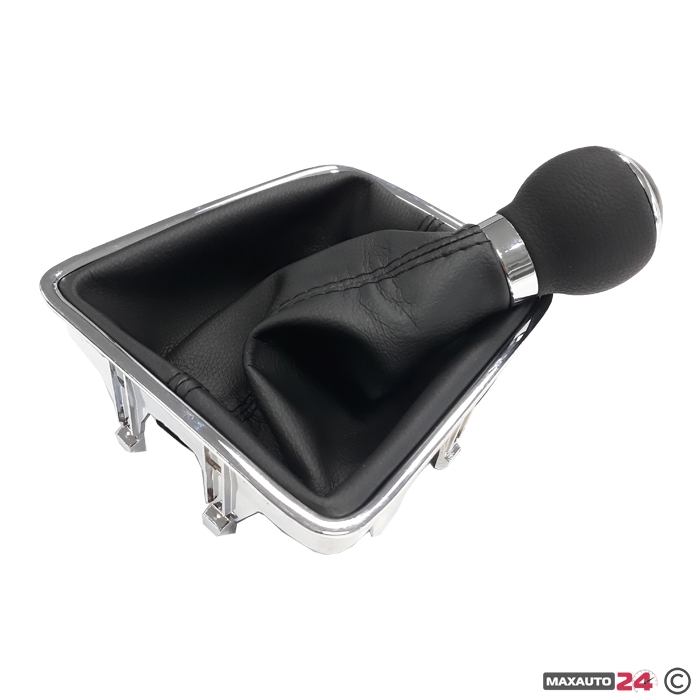 Топка за скоростен лост с маншон подходяща за VW / Seat с 5 скорости - черен конец