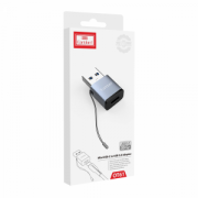 Преходник Earldom ET-OT61, Type-C F към USB 3.0, Сив - 40211