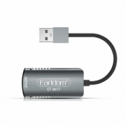 Външна Capture карта Earldom ET-W17,USB, HDMI, Full HD, Сив - 40233