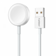 Кабел за безжично зареждане Earldom ET-WC21, За Apple Watch, 5V/0.35A, 1.0m, Бял - 40236