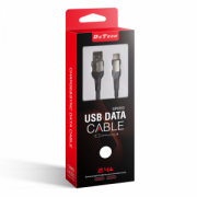 Кабел за данни DeTech DE-43M3, Micro USB, 3.0m, Черен - 40262