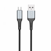 Кабел за данни DeTech DE-43M3, Micro USB, 3.0m, Черен - 40262