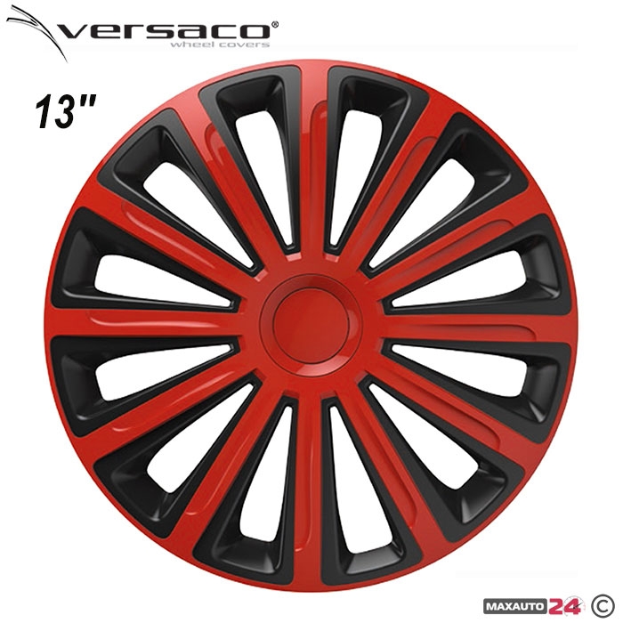 Тасове за джанти 13'' Versaco Trend Red / Black