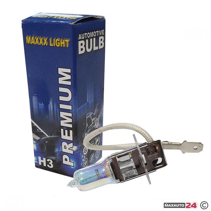 Крушки Maxxx Light H3 12V 55W P22S Жълти