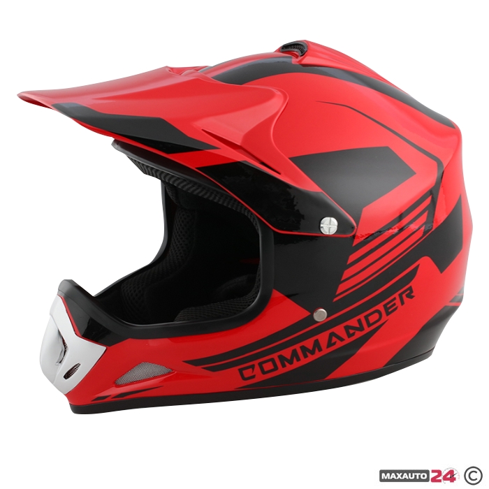 Детска кросова каска - 818 XS ЧЕРВЕНO