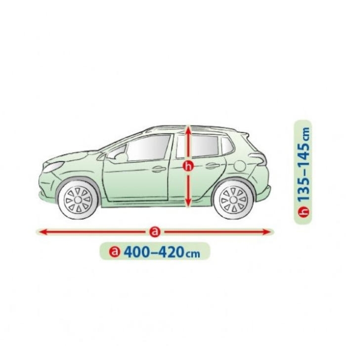 Покривало Kegel серия Mobile размер M сиво за SUV