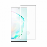 Стъклен протектор за целия екран No brand, За Samsung Galaxy Note 10 Plus, 3D, 0.3mm, Черен - 52557