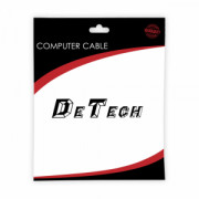 Оптичен аудио кабел DeTech, Toslink, 1.5м, Черен - 18354