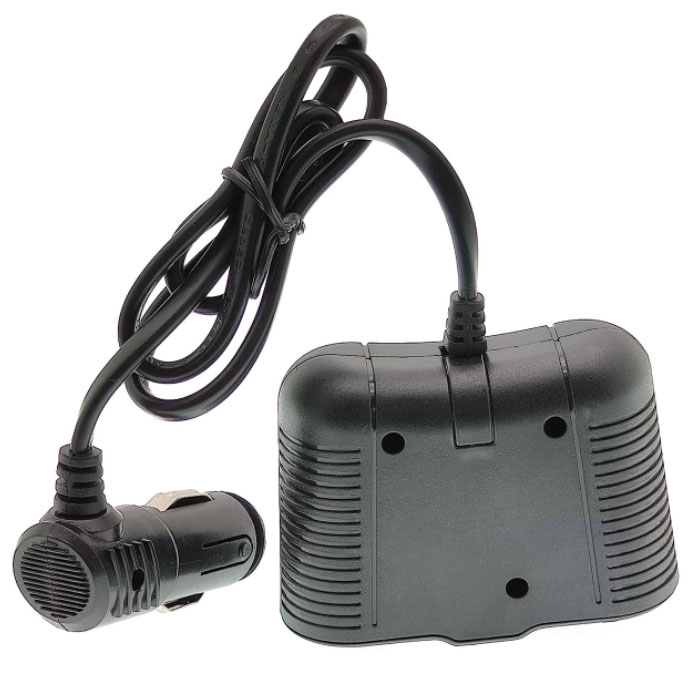 Разклонител за запалка 2-ка+USB 1645