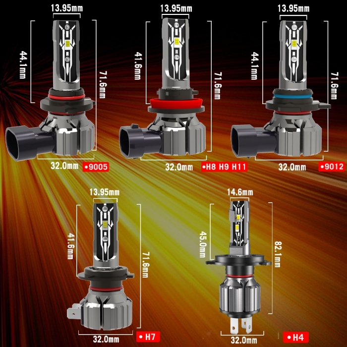 Диодни крушки Е2 H7 35W 12V