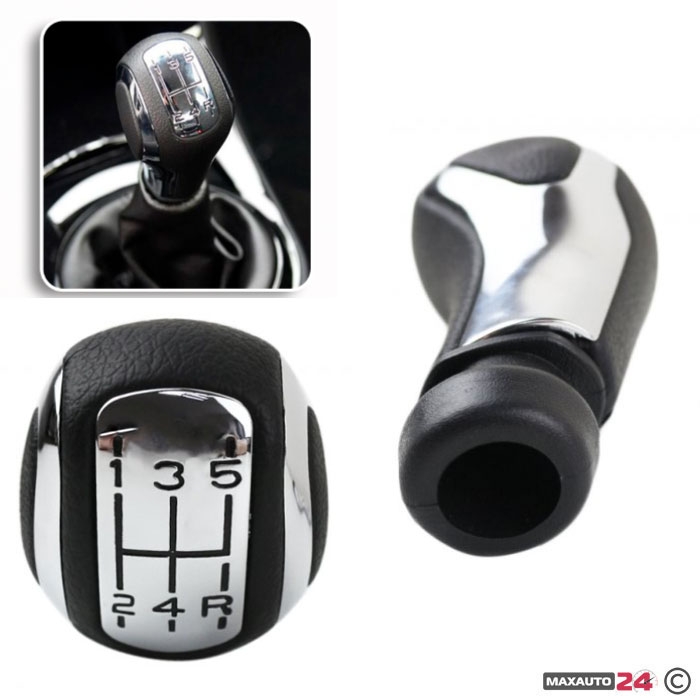 Топка за скоростен лост Peugeot 207/307/308/408 - 5 скорости - Хром