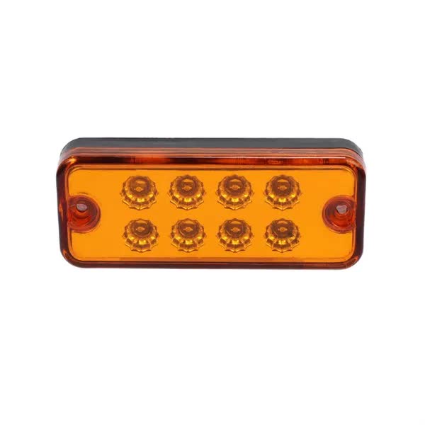 8 LED Оранжеви - Диодни Лед Габарити / Светлини / Токоси - 99mm x 40mm - 24V