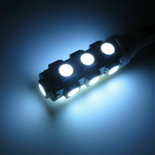 LED Лед Диодни Крушки За Габарит, Т10 W5W, 13 SMD, 12V, Бяла, Canbus - Error free , Без грешки