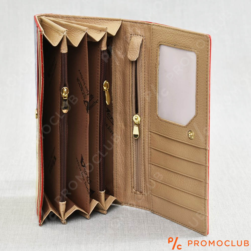 ЛУКС портфейл Ван Гог от естествена кожа и ръчна изработка, 456-1