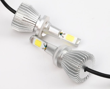 2бр. Комплект ЛЕД LED 24W 3000lm диодни Крушки H7 12V 24V