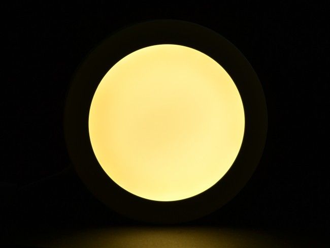 LED осветяващо тяло за стена или таван външен монтаж с консумация 12W,3000К жълта светлина