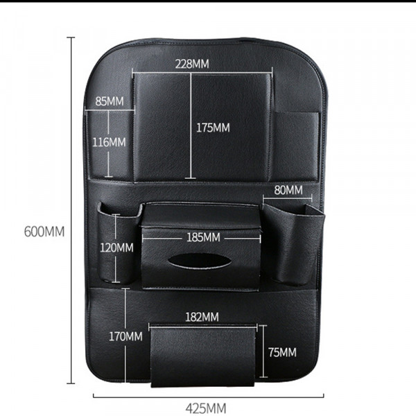 Луксозен кожен органайзер за седалки А-3438