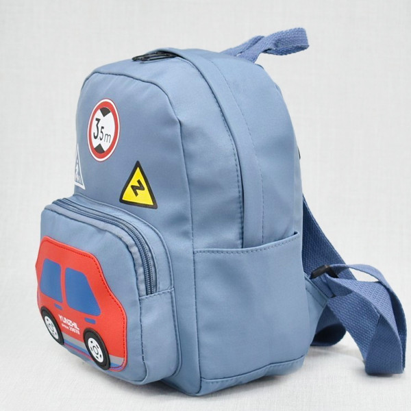 Малка детска раница BLUE CAR 8837, 27см