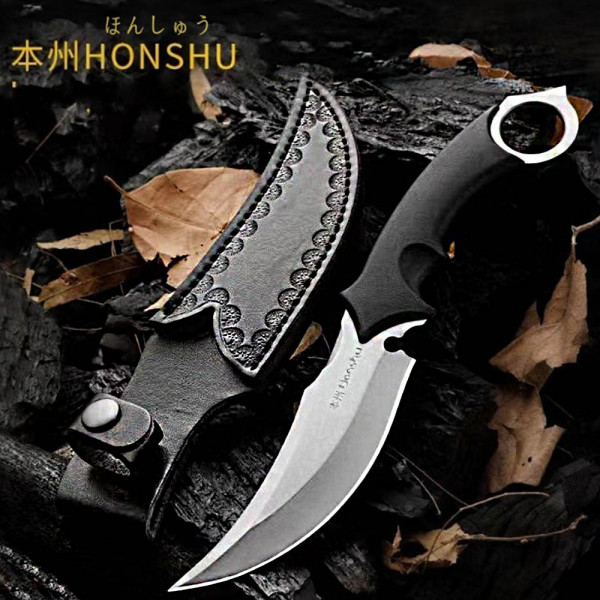 Японски тактически и ловен нож от UNITED KNIVES HONSHU, хай-тек изработка, стомана 9Cr18, твърдост 59 HRc, фултанг