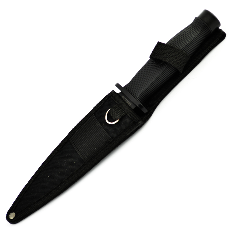 Черен ловен нож SOG 928, двустранна кама